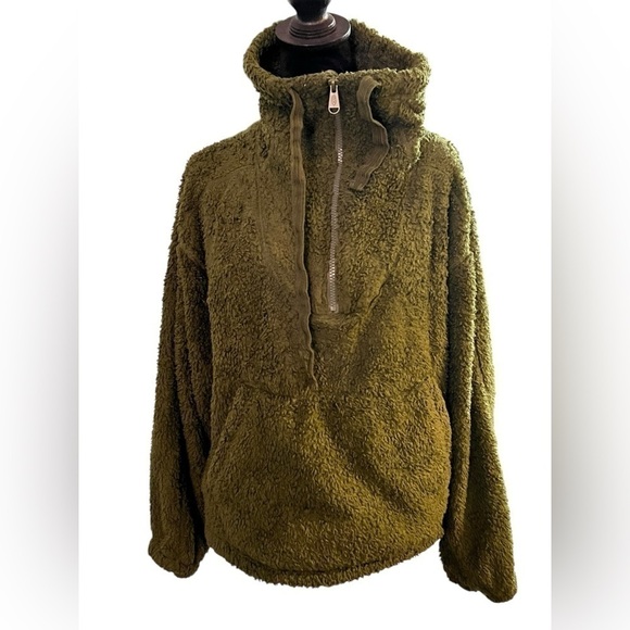 Free People movement Sherpa quarter zip small - Picture 3 of 6